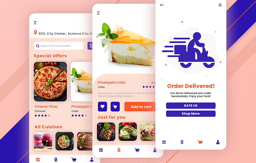 Food Delivery App screenshot 1